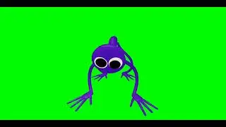 Rainbow Friends Purple Green Screen 