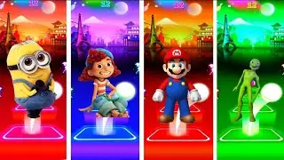 Minion🆚 Guile Marcoba ido vs Mario 🆚 Green alien mame /WHO is best? 
