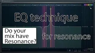 How to EQ:Removing resonance frequency in your mix