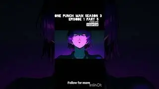 one punch man season 3 Episode 1 Part 5 #anime #onepunchman #viral #bmw