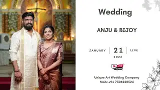 ANJU & BIJOY || WEDDING || LIVE STREAMING || 21.01.2026 || 10.30 AM ||