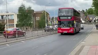 Sullivan Buses Scania Omnicity departing Dagenham East | DS54 - LX10AUC