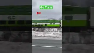 Go Train in Canada 🇨🇦 #traintraveler #torontolife #canada