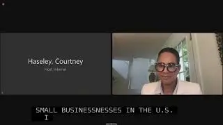 2024 07 30 Small Business Advisory Committee Meeting