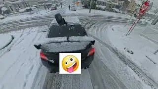 Subaru STI. Snow Day. 