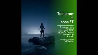 Tomorrow at noon ET