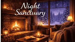 528Hz Night Sanctuary | Quiet Cabin Yard & Deep Rest (3 Hours)