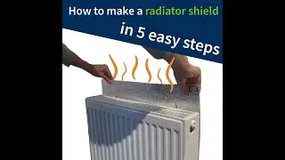 How to make a radiator reflector in 5  easy steps (DIY)