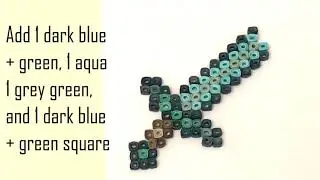 How To Paper Quill A Diamond Sword From Minecraft