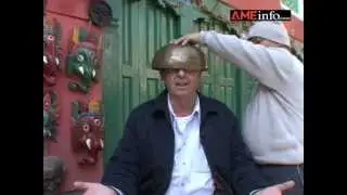 Tibetan Healing Bowl, Kathmandu in TravelWise with Phil Blizzard