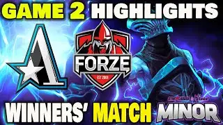 ASTER vs FORZE Game 2 Highlights SLI Minor Season 3 Group Stage