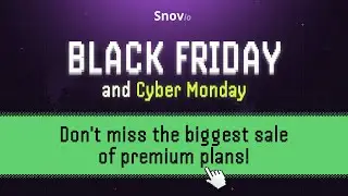 Snov.io Black Friday deal is live!