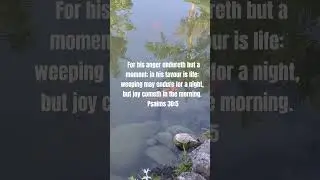 Bible verse of the day: Psalm 30:5 #Bible #verse #joy #peace