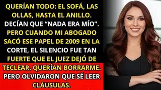 Durante el divorcio, mis padres dijeron que debía ‘devolver todo’ — entonces mi abogado sacó su...
