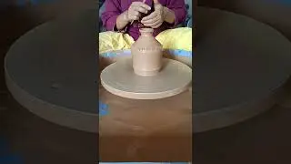 🤎!#Pot trimming#art and craft #clay#shorts#ytshorts#diy#YouTubeshorts#home decor#date