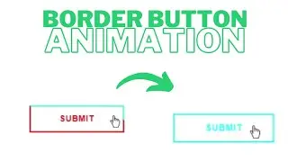 Pure css border button animation in css 3 tutorial #tutorial #css