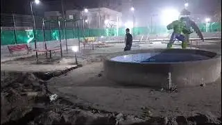Hajipur &mdash; Namo Buddha Park Construction #GreenIndiaGreenServices