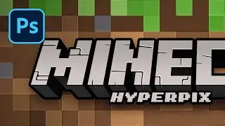 Minecraft Text Effect (FREE PSD) - Photoshop Tutorial