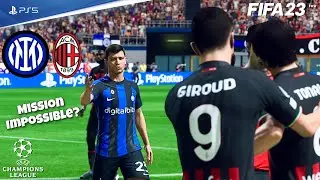 Inter - Milan | FIFA 23 Semifinale UEFA Champions League 2022/23 Full Match Gameplay PS5 [4K60]