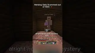 hendog Scammed out of 20m 🥀🥀🥀🥀 #donutsmp #donutsmplive #shorts #funny