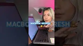 MACBOOK PRO REFRESH💻🧸🫧 #shorts #youtubeshorts