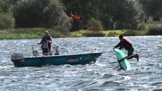 VISIT TO HORNSEA MERE ON A WINDY SUNDAY
