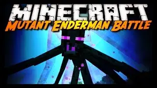 Minecraft: MUTANT ENDERMAN FIGHT! (Mod Review)