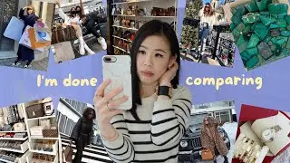 I'm Done Comparing  |from work obsession FOMO designer shopping insecurity to luxury minimalism AD