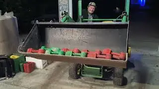 Loader 40 Lifting some weight. Test 2