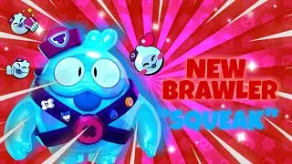 New brawler squeak|Squeak gameplay|Unlocked new brawler|#Brawl stars#Gaming