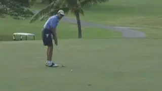 US President Barack Obama enjoys a round of golf on holiday in Hawaii