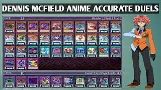 Dennis Macfield Anime Character Accurate Duel and Decklist Yugioh Edopro