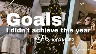 Last minute gift wrapping, slowing down and sharing my failures 🎄