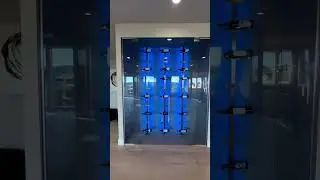 Blue Full Glass Wine Cellar 🤯