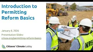 CCL Training: Introduction to Permitting Reform Basics