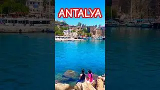 Antalya Harbour 🚤 Old Town #turkey