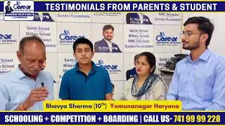 Parents & Student Feedback | Career Defence School | Best Boarding School Classes 1to12 | 7419999228