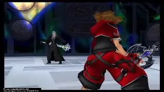 Kingdom Hearts 2 Final Mix: Valor Form Sora vs Saix
