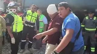 13 muertos y 98 heridos tras descarrilamiento del Tren Interoce&aacute;nico en Oaxaca, M&eacute;xico