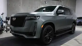 Cadillac Escalade | Full Wrap | XPEL Stealth PPF | Black Trim | Veloce Autoworks | 4K