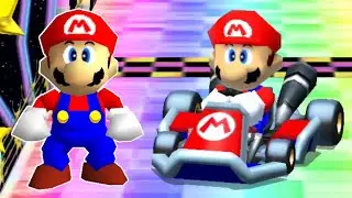 Super Mario 64 is in Mario Kart 7