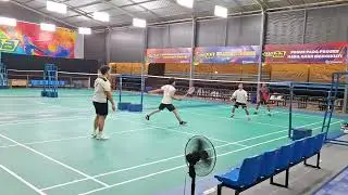 Ganda Putra Sesi 74 di Gor Rian Badminton 88 - Kuala Kapuas Kalimantan Tengah