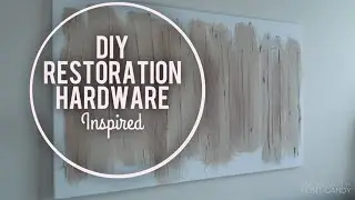 RH INSPIRED ART FOR LESS THAN $50! | SPACKLE ART