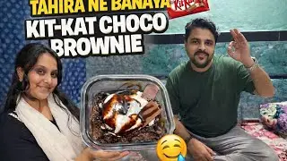 Tahira Ne Banaya KitKat Choco Brownie 😍 | Easy Homemade Chocolate Dessert 🍫 | Easy & Tasty