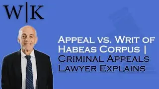 Appeal vs. Writ of Habeas Corpus | Criminal Appeals Lawyer Explains