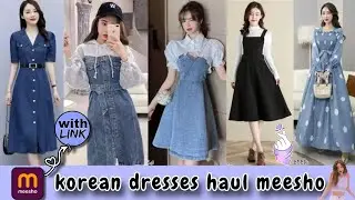 *Korean* dress haul meesho | Korean dress for girls 😱 omg 😳 | meesho haul Korean #meeshokoreantops