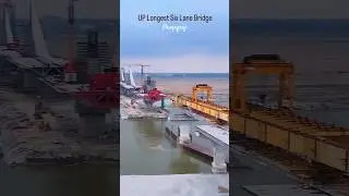 New Longest Six Lane Bridge #prayagraj #prayagrajbridge #sixlanebridge #ytshortsindia #ytshorts