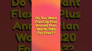 Win 120$ Worth FlexClip Plus Annual Plan. #videoeditor #bestapps #onlinevideomaker  #giveaway