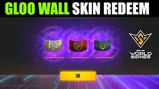 free fire world series redeem code 30 may | ffws redeem code |  how to claim Gloo Wall skin