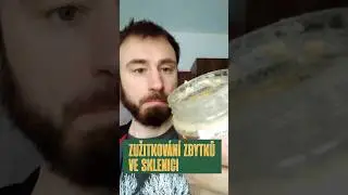 Zero waste tip💪: zužitkov&aacute;n&iacute; zbytku j&iacute;dla na stěn&aacute;ch sklenice #shorts #zerowaste